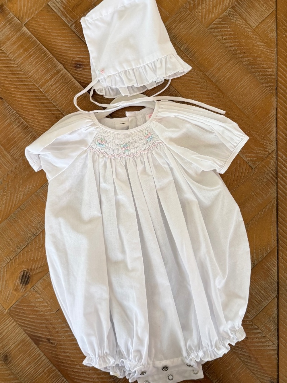 Petit Ami Bubble & Bonnet Set NB